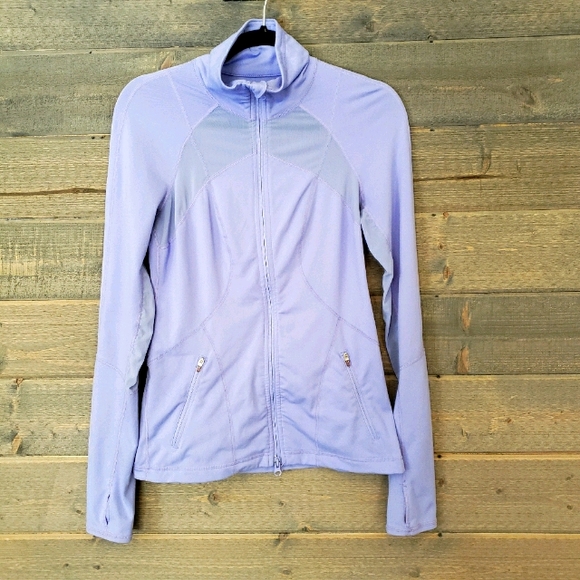 Zella Jackets & Blazers - Zella Mesh Full Zip Jacket Small Purple